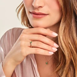 Bague Marjeta Or Jaune Emeraude Diamant|Marc Orian New