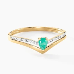 Bague Marjeta Or Jaune Emeraude Diamant|Marc Orian New