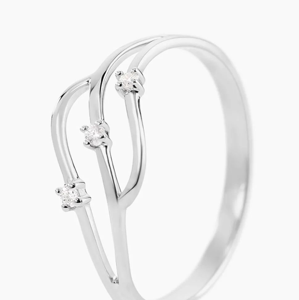 Bague Marnie Or Blanc Diamant