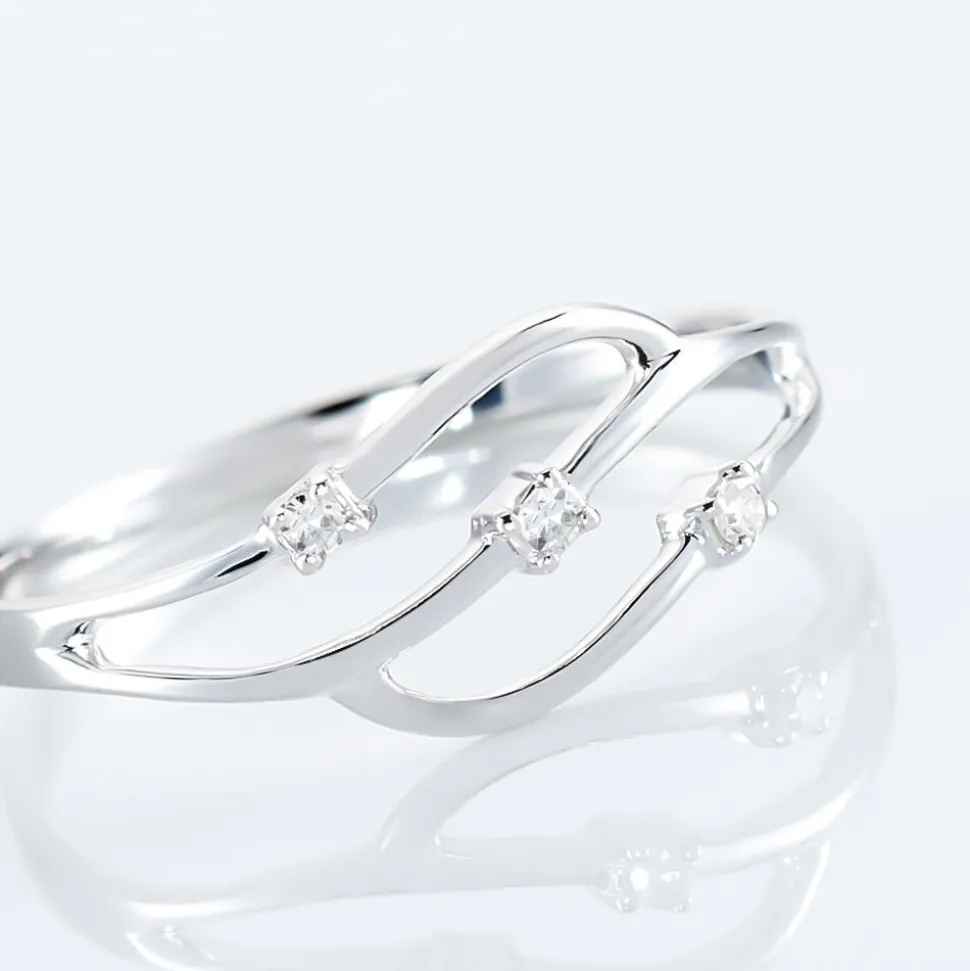 Bague Marnie Or Blanc Diamant