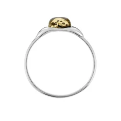 Bague Marquita Argent Blanc Ambre|Marc Orian