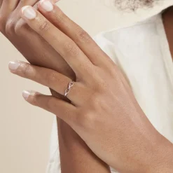Bague Martta Argent Blanc|Marc Orian Online