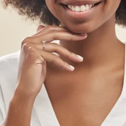Bague Maryna Argent Blanc Oxyde De Zirconium|Marc Orian Hot