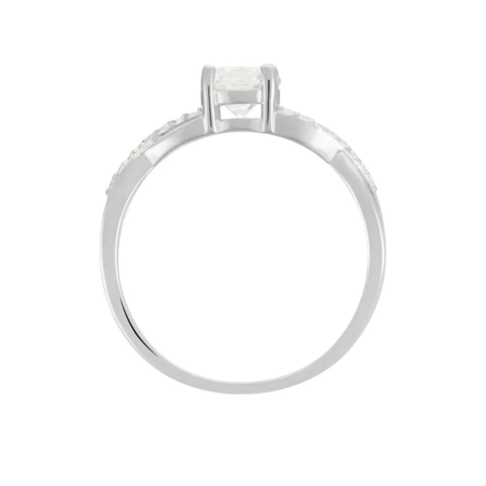 Bague Maryna Argent Blanc Oxyde De Zirconium|Marc Orian Hot