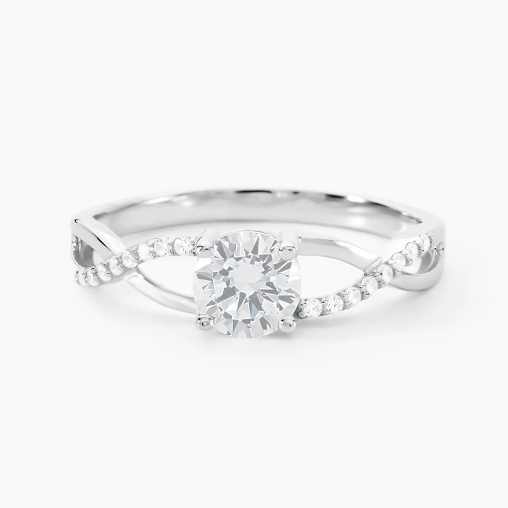 Bague Maryna Argent Blanc Oxyde De Zirconium|Marc Orian Hot