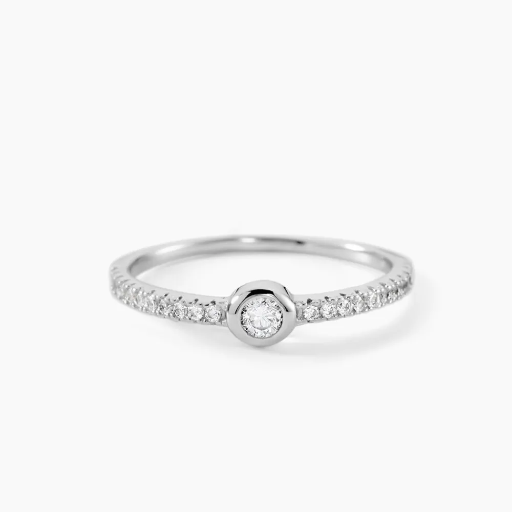 Bague Maryne Argent Blanc Oxyde De Zirconium|Marc Orian Sale