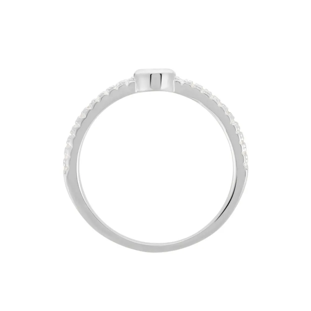 Bague Maryne Argent Blanc Oxyde De Zirconium|Marc Orian Sale