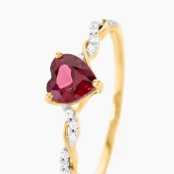 Bague Mathilde Or Jaune Rhodolite Oxyde De Zirconium|Marc Orian Best