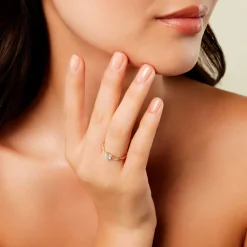 Bague Mathilde Or Jaune Topaze Oxyde De Zirconium|Marc Orian New