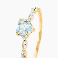 Bague Mathilde Or Jaune Topaze Oxyde De Zirconium|Marc Orian New