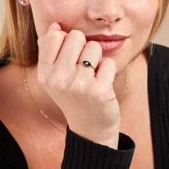 Bague Matiasma Or Jaune Onyx Diamant|Marc Orian Outlet