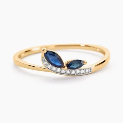 Bague Maximillian Or Jaune Saphir Diamant|Marc Orian New