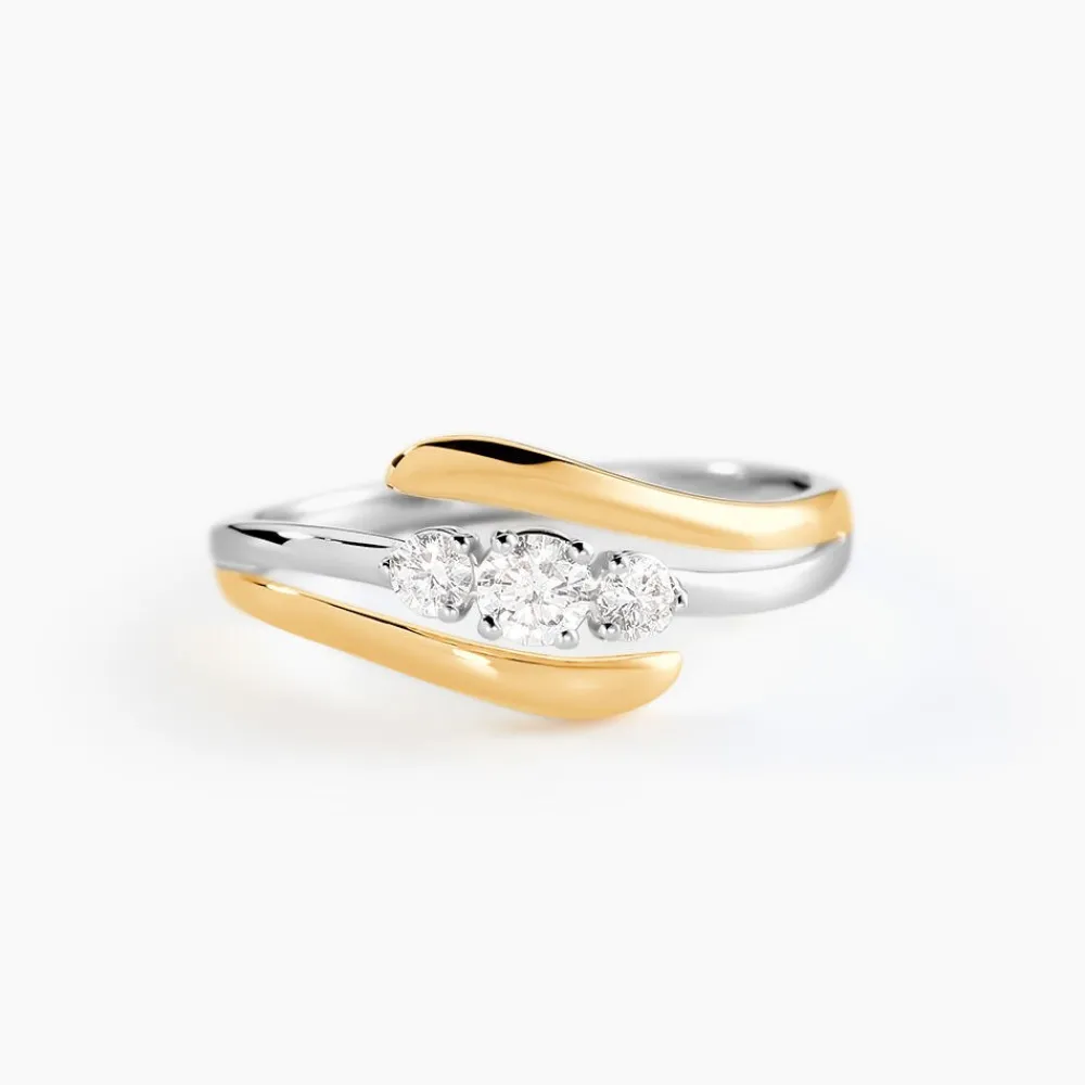 Bague Mayline Or Bicolore Diamant|Marc Orian Clearance