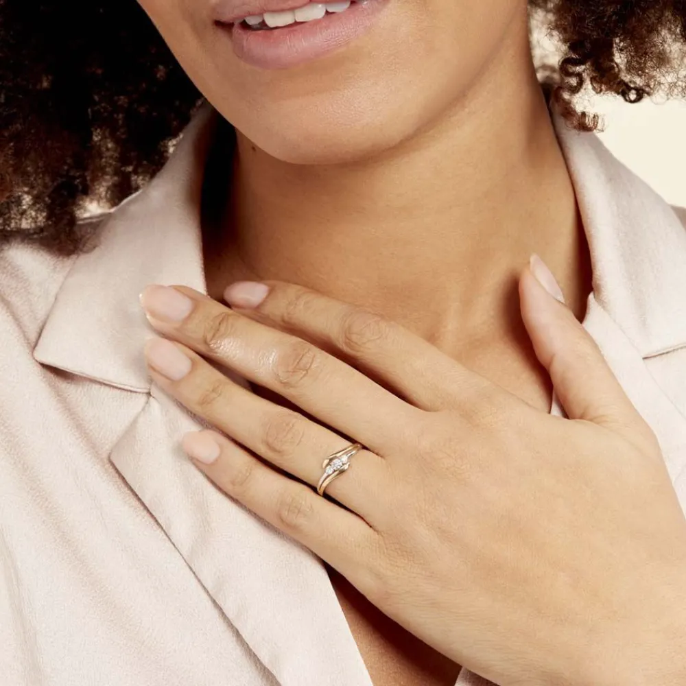 Bague Mayline Or Bicolore Diamant|Marc Orian Clearance