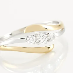 Bague Mayline Or Bicolore Diamant|Marc Orian Clearance