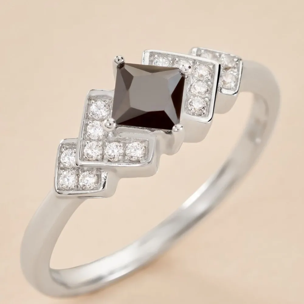 Bague Maymana Argent Blanc Oxyde De Zirconium|Marc Orian Clearance