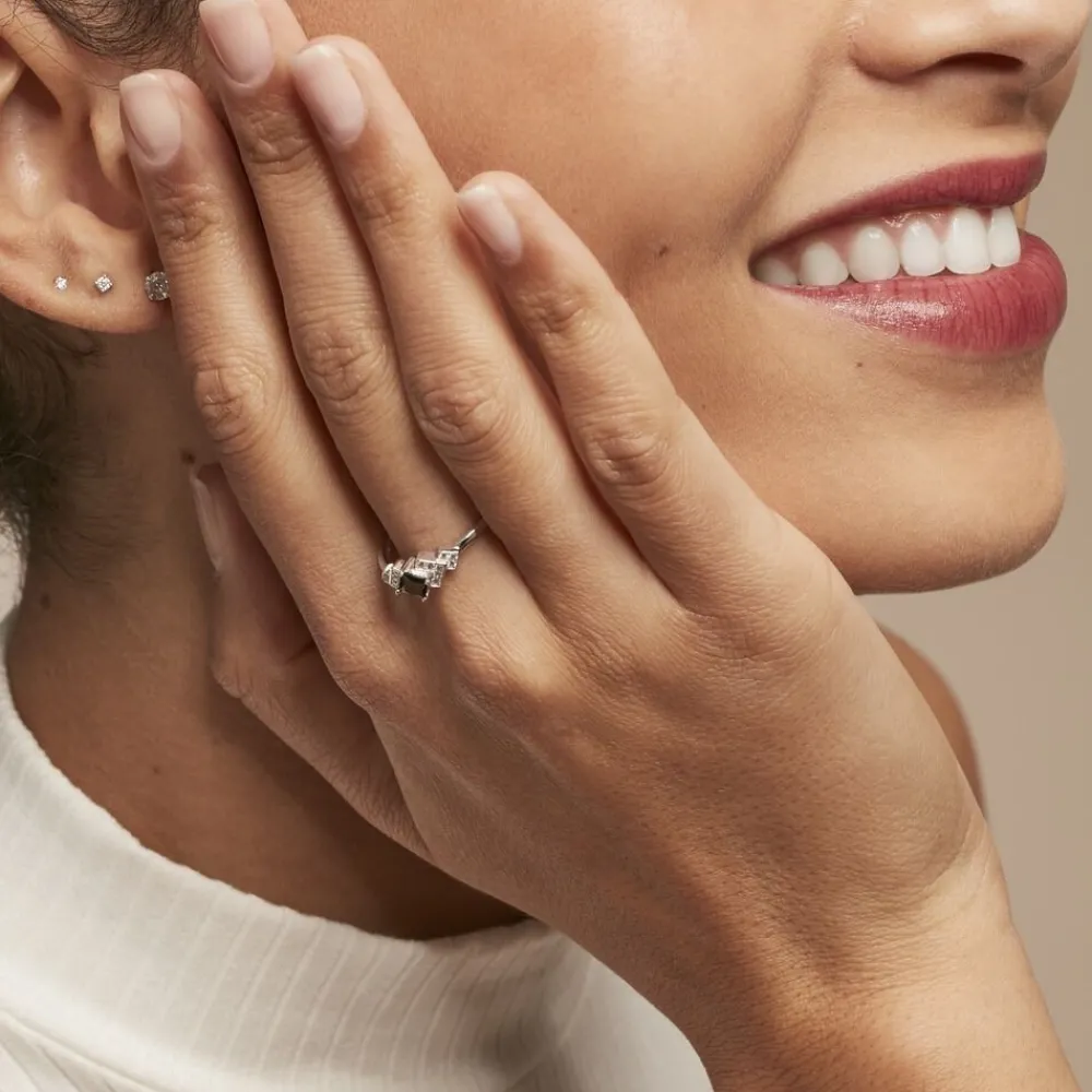 Bague Maymana Argent Blanc Oxyde De Zirconium|Marc Orian Clearance