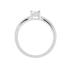 Bague Mayssara Argent Blanc Oxyde De Zirconium
