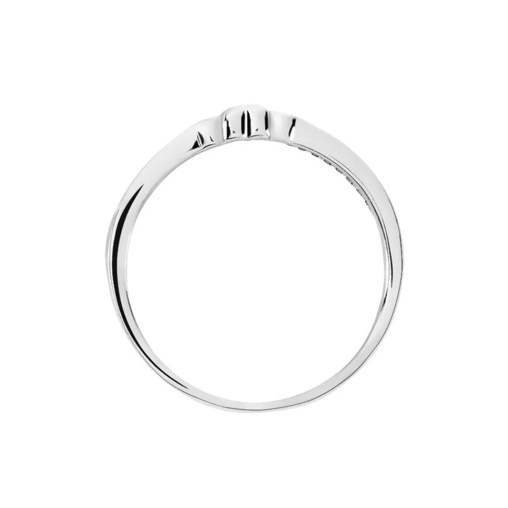 Bague Melanie Argent Blanc Oxyde De Zirconium|Marc Orian Online