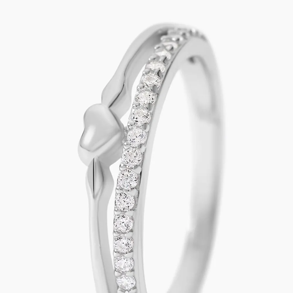 Bague Melanie Argent Blanc Oxyde De Zirconium|Marc Orian Online