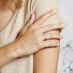 Bague Melanie Argent Blanc Oxyde De Zirconium|Marc Orian Online