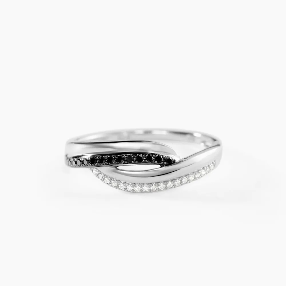 Bague Melinda Or Blanc Diamant|Marc Orian