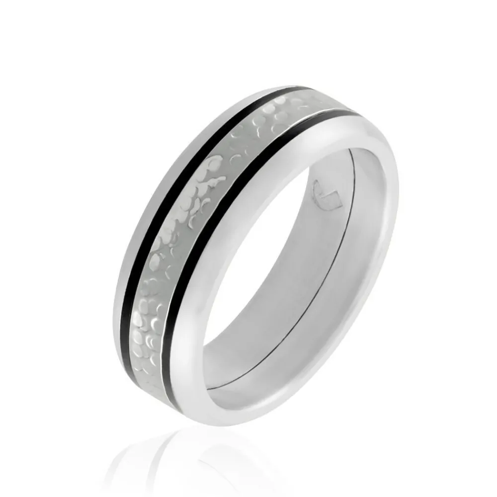 Bague Mollie Acier Blanc|JOURDAN Sale