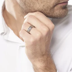 Bague Mollie Acier Blanc|JOURDAN Sale