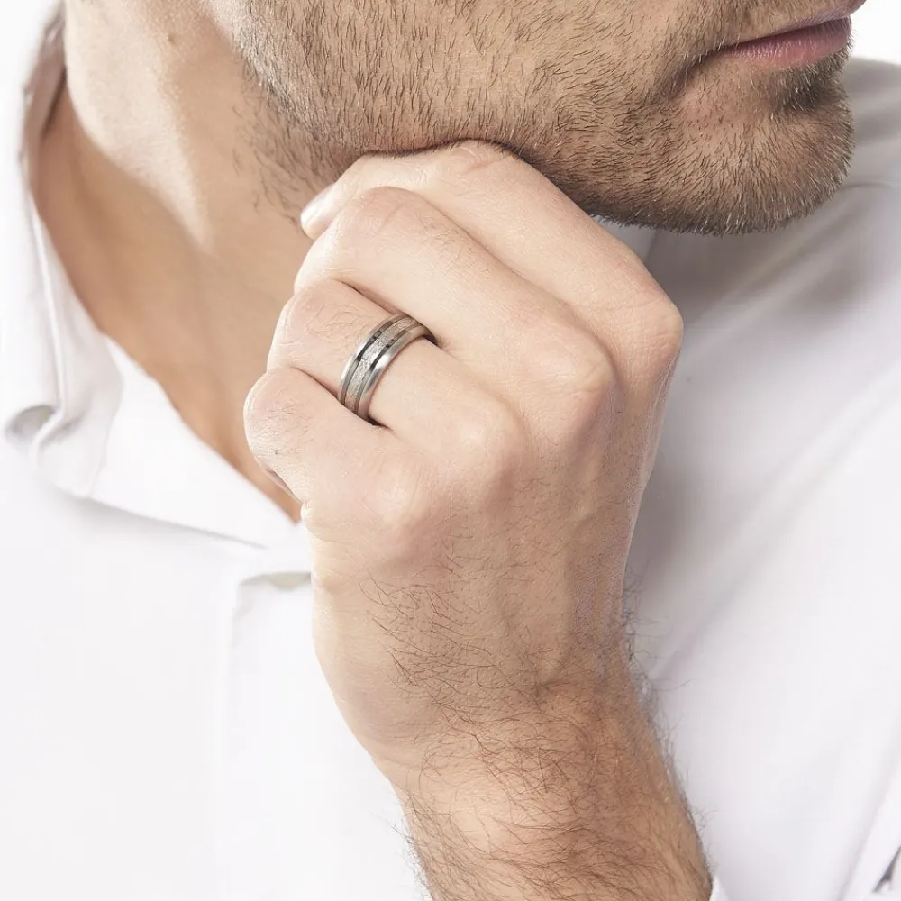 Bague Mollie Acier Blanc|JOURDAN Sale