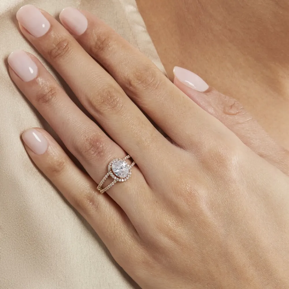Bague Myriama Plaqué Or Jaune Oxyde De Zirconium|Marc Orian Clearance