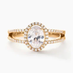 Bague Myriama Plaqué Or Jaune Oxyde De Zirconium|Marc Orian Clearance