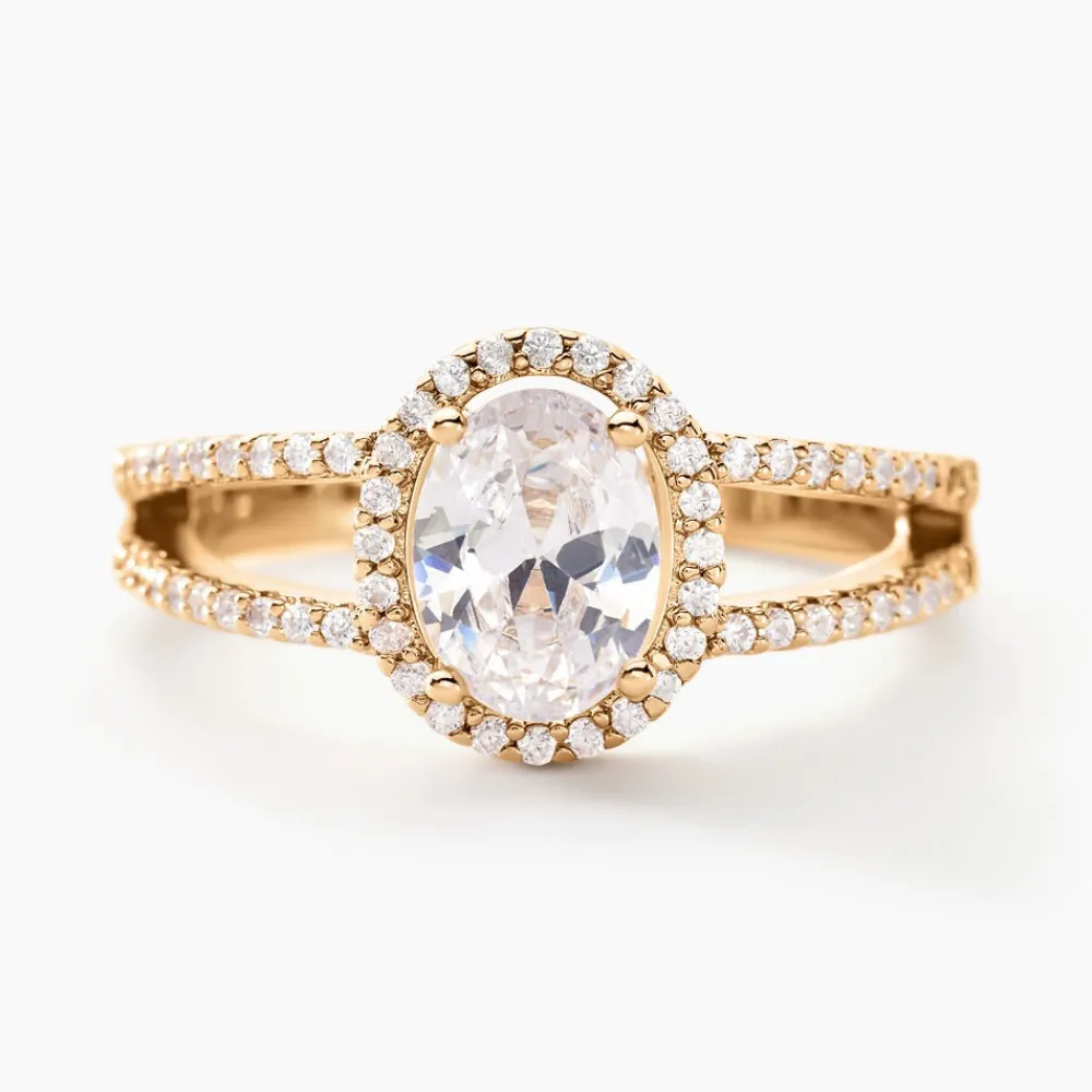Bague Myriama Plaqué Or Jaune Oxyde De Zirconium|Marc Orian Clearance
