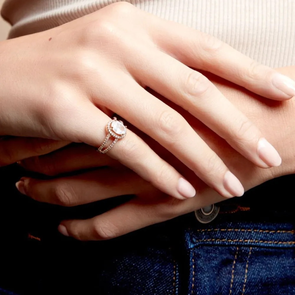 Bague Myriama Plaqué Or Jaune Oxyde De Zirconium|Marc Orian Clearance