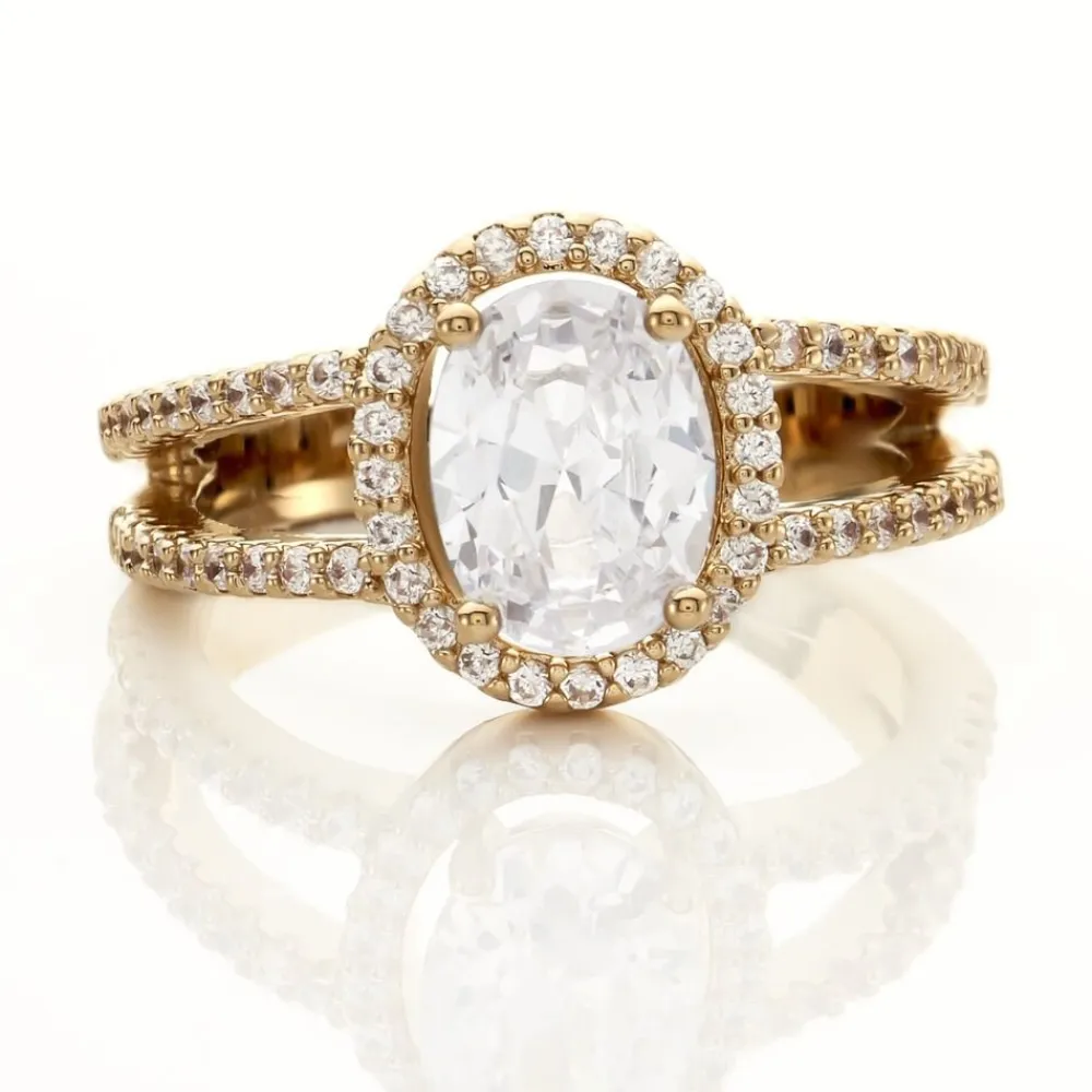 Bague Myriama Plaqué Or Jaune Oxyde De Zirconium|Marc Orian Clearance
