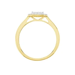 Bague Naveen Ld Or Jaune Diamant Synthétique