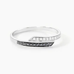 Bague Nazima Or Blanc Diamant|Marc Orian Online