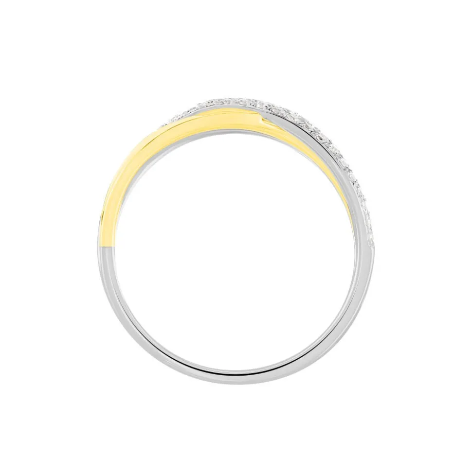 Bague Nene Or Bicolore Diamant