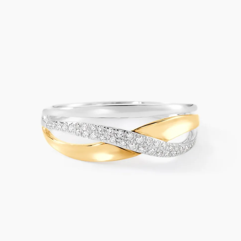Bague Nene Or Bicolore Diamant