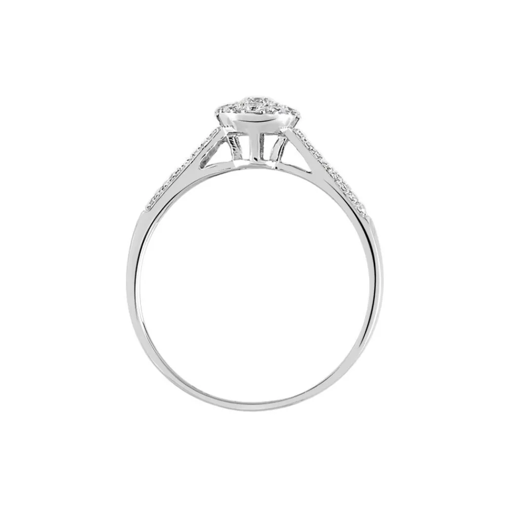 Bague Neptune Or Blanc Diamant|Marc Orian Online
