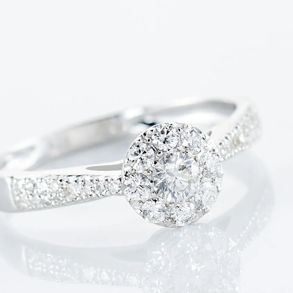 Bague Neptune Or Blanc Diamant|Marc Orian Online