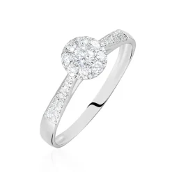 Bague Neptune Or Blanc Diamant|Marc Orian Online