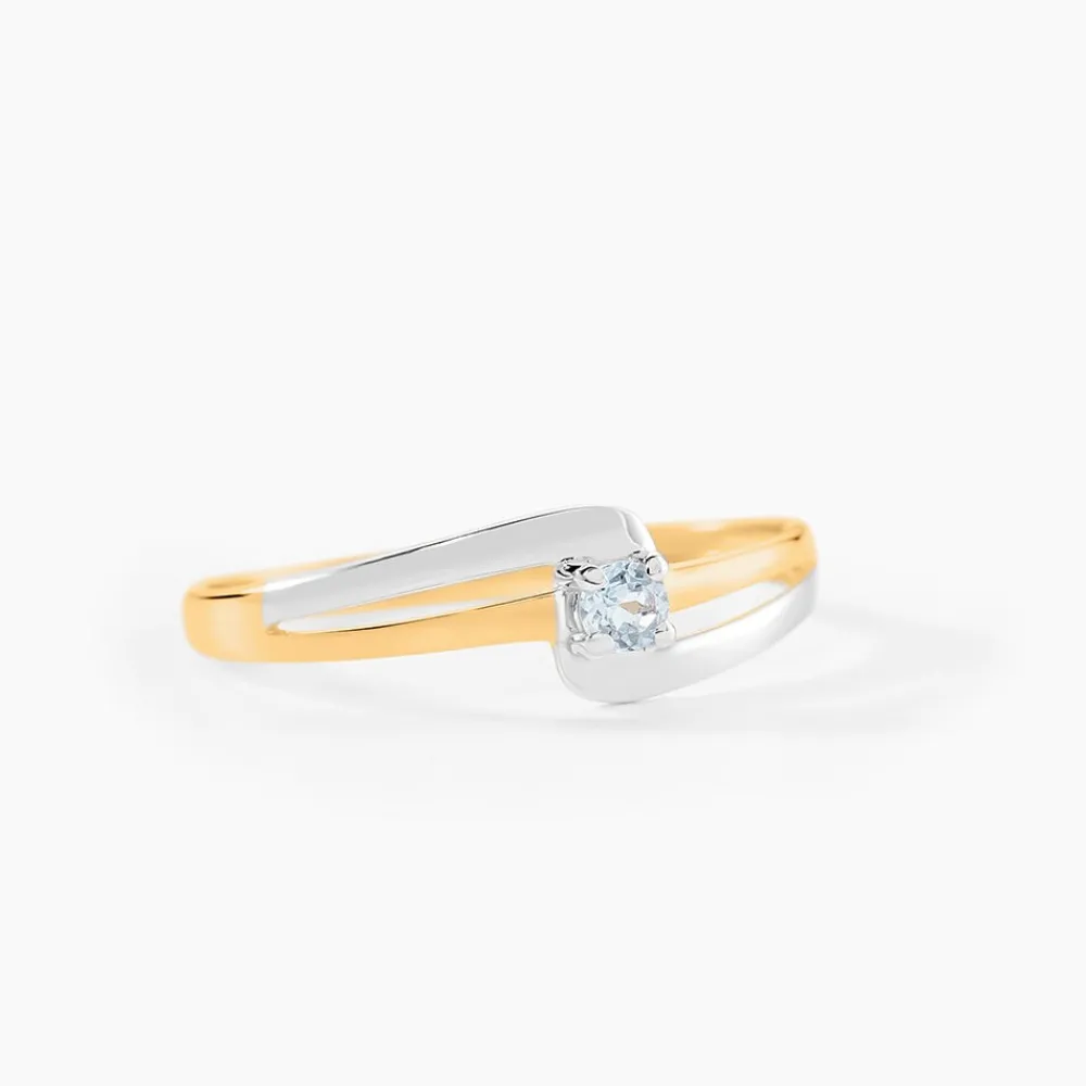 Bague Nesryne Or Bicolore Topaze|Marc Orian Outlet