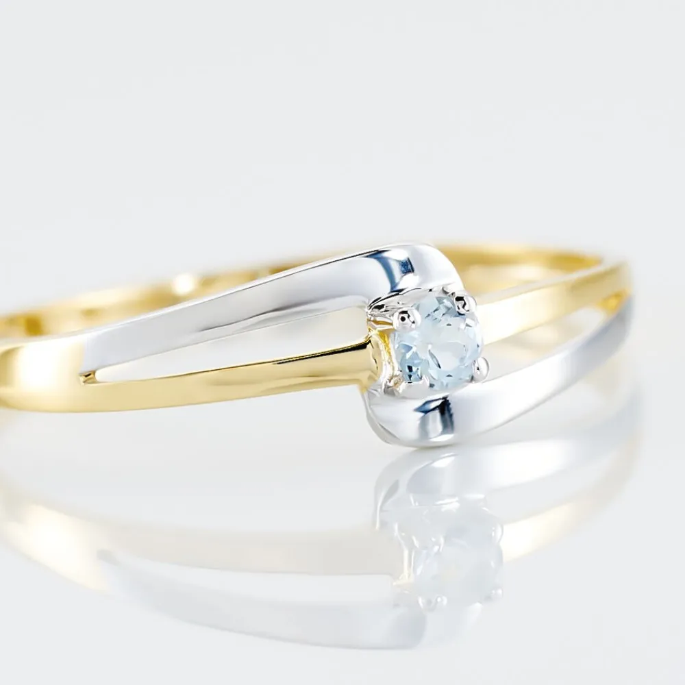 Bague Nesryne Or Bicolore Topaze|Marc Orian Outlet