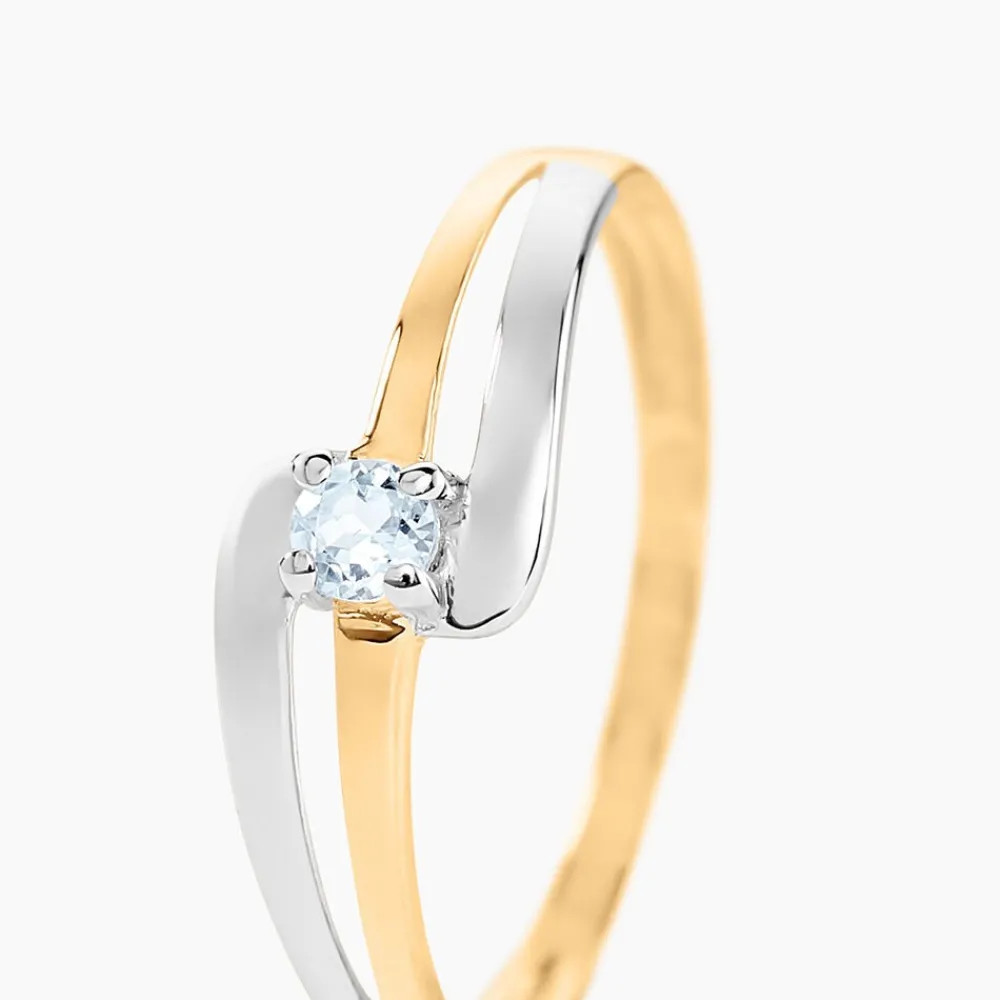 Bague Nesryne Or Bicolore Topaze|Marc Orian Outlet