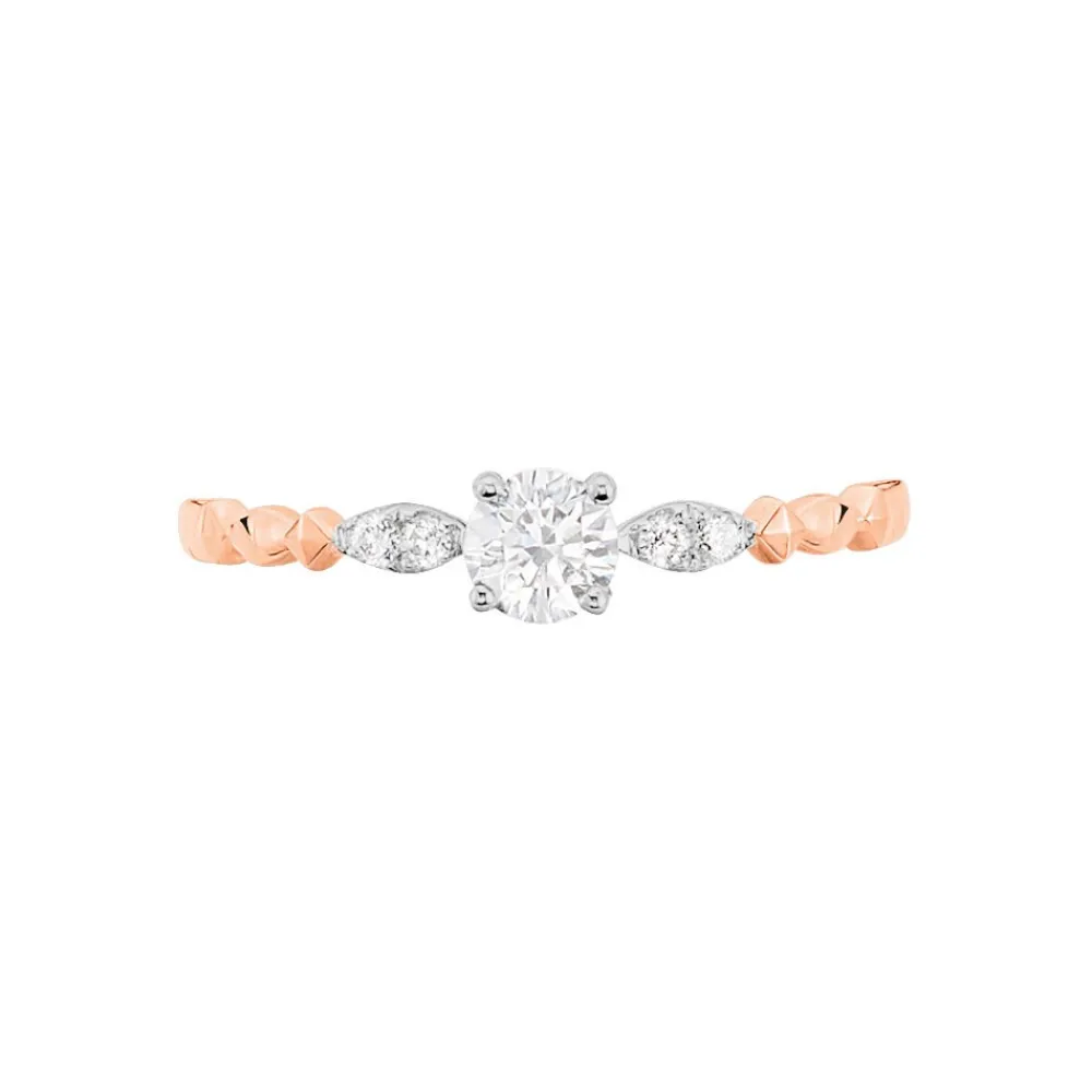 Bague Norhen Or Rose Oxyde De Zirconium|Marc Orian Best