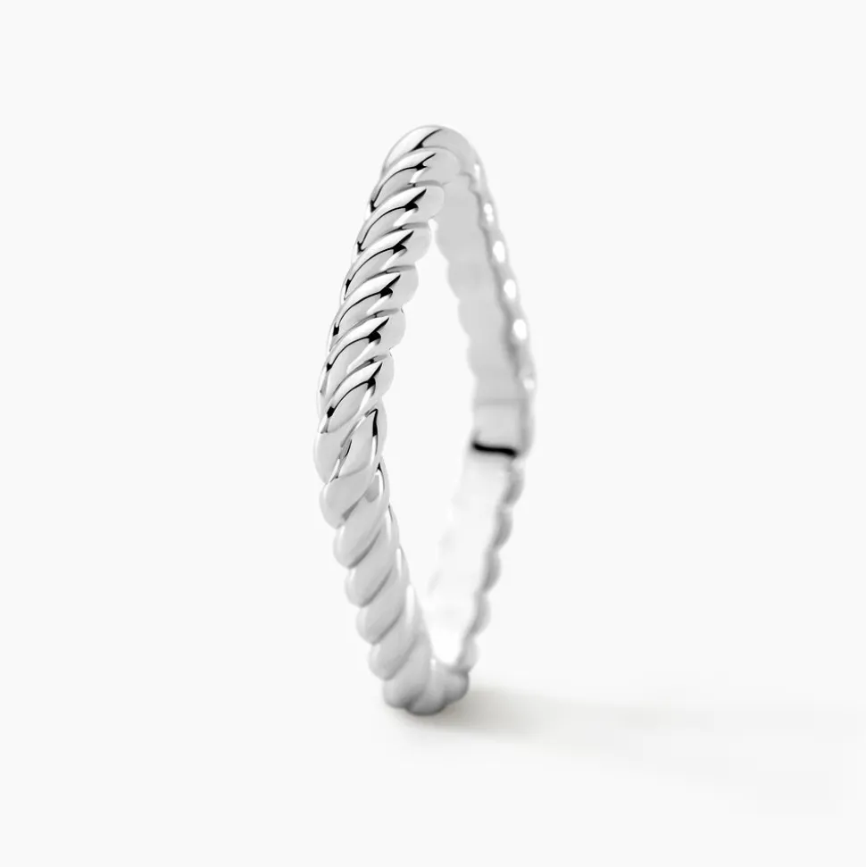 Bague Ocean Argent Blanc