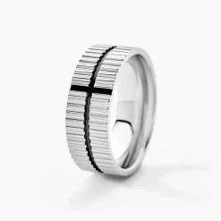 Bague Odin Acier Bicolore|Marc Orian Outlet