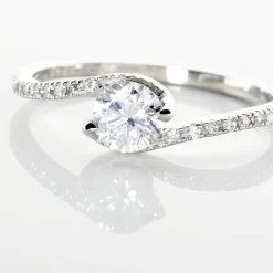 Bague Olly Or Blanc Oxyde De Zirconium|Marc Orian