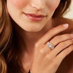 Bague Olyss Argent Blanc|Marc Orian Discount