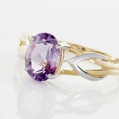 Bague Or Bicolore Bonnie Améthyste